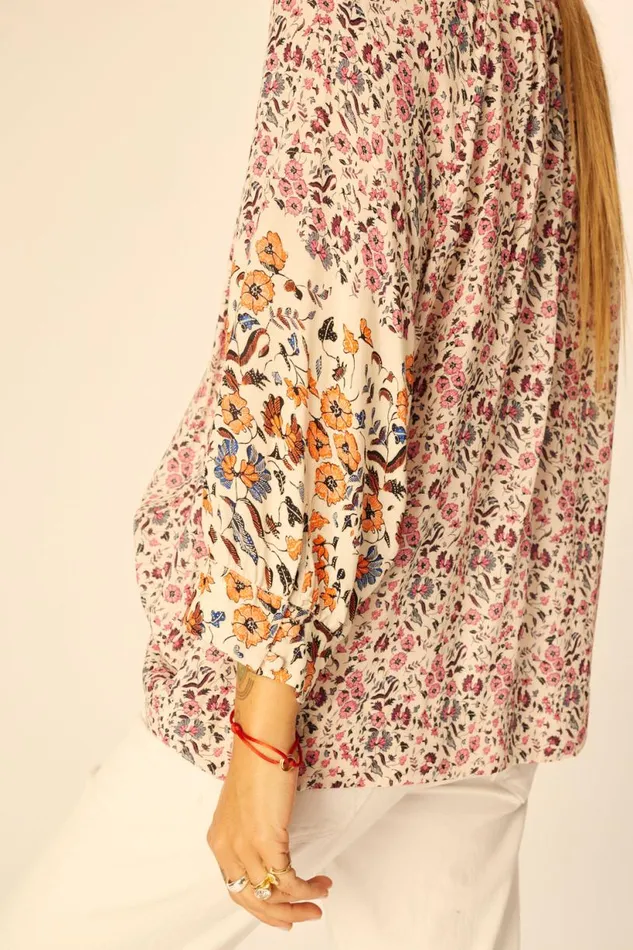 Natalie Martin REMY TOP Petite Fleur Rose Shop Tops