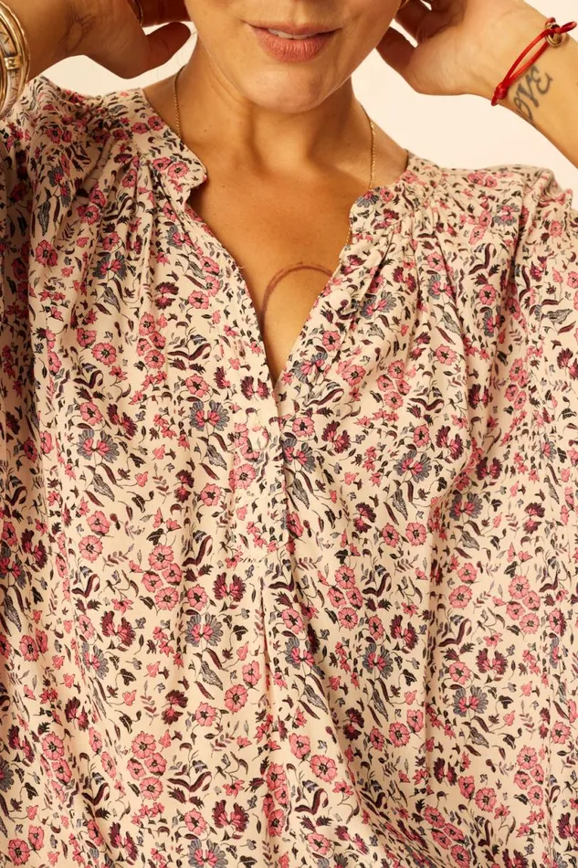 Natalie Martin REMY TOP Petite Fleur Rose Shop Tops