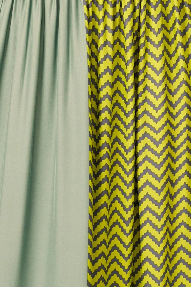 Natalie Martin SASH BELT Block Zigzag Lime Shop Accessories
