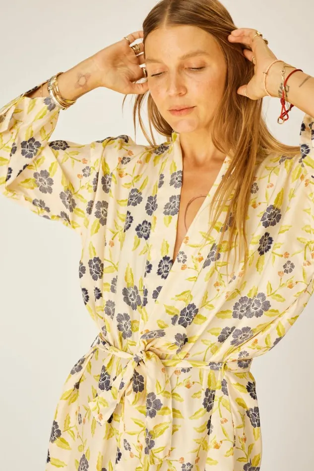 Natalie Martin SAYLOR KIMONO Prairie Indigo Shop Coverups