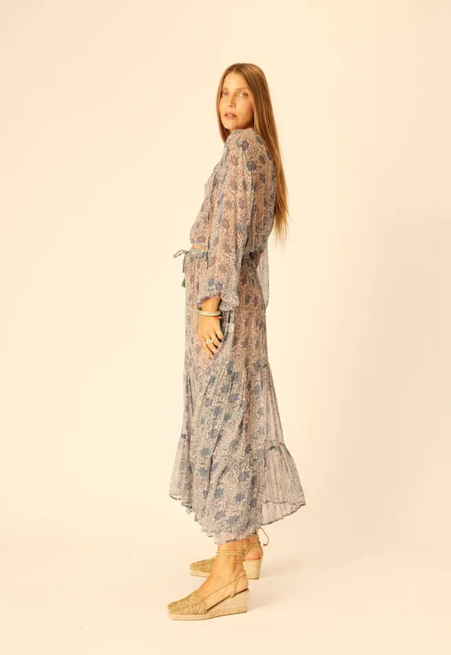 Natalie Martin SIERRA SKIRT Chiffon Snowflake Sea Shop Bottoms