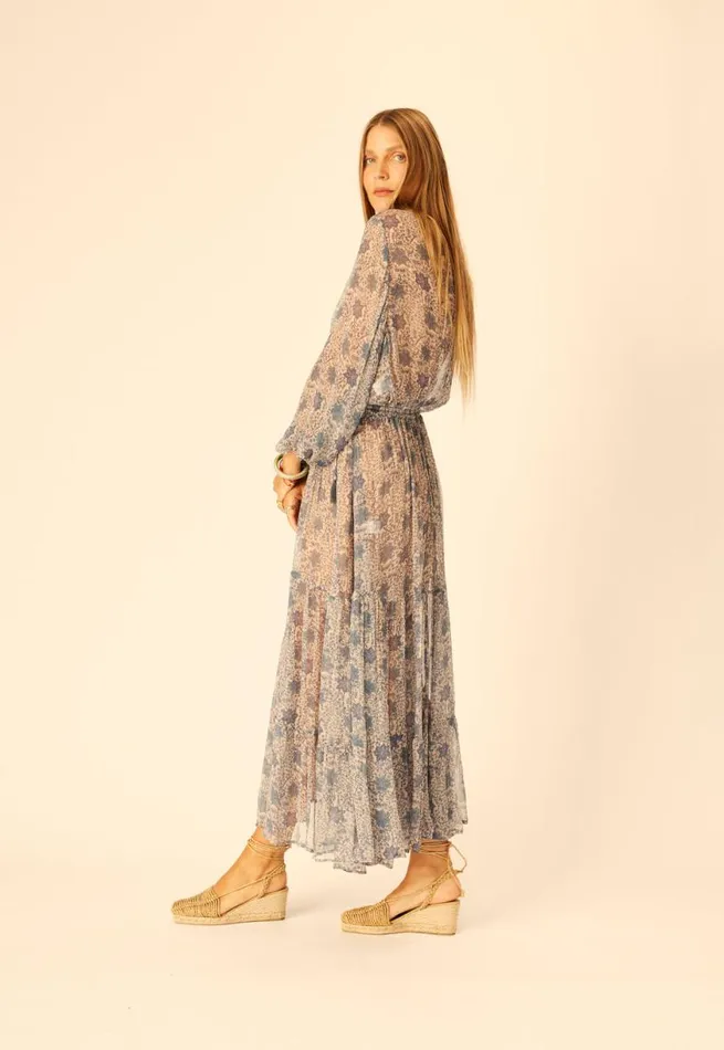 Natalie Martin SIERRA SKIRT Chiffon Snowflake Sea Shop Bottoms