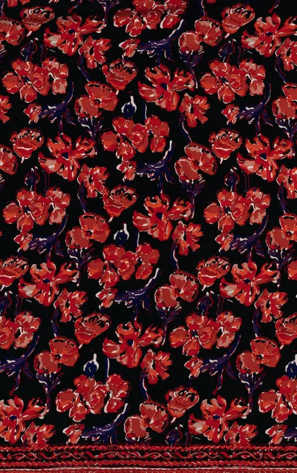 Natalie Martin STEVIE DRESS Silk Watercolor Print Onyx Shop Dresses