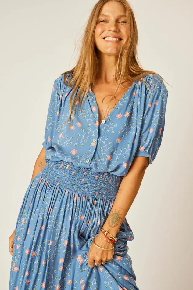 Natalie Martin VIOLET TOP Pinwheel Denim Shop Tops