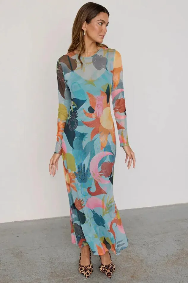 Never Fully Dressed Balearic Mesh Dress Women Wedding Guest