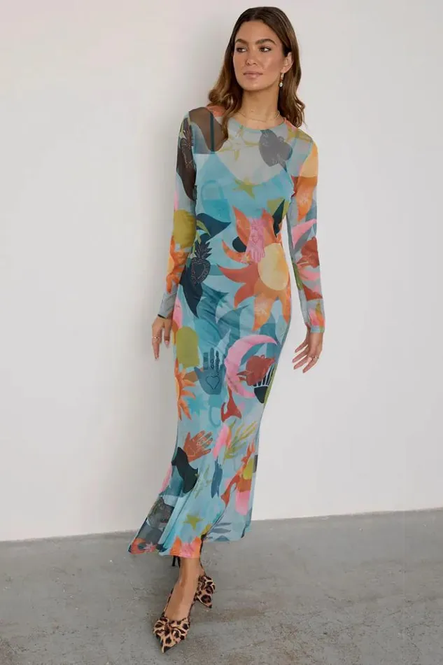 Never Fully Dressed Balearic Mesh Dress Women Wedding Guest