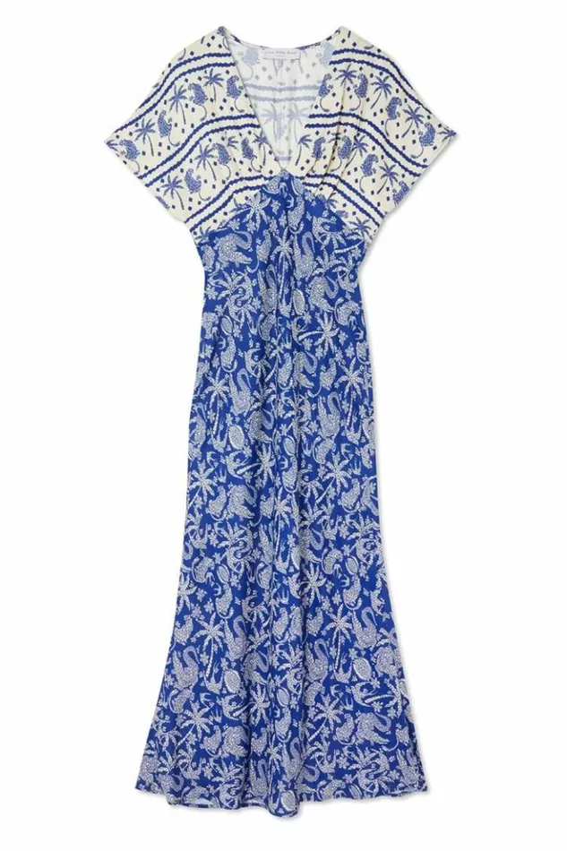 Never Fully Dressed Blue Mosaic Elodie Dress Women Newness
