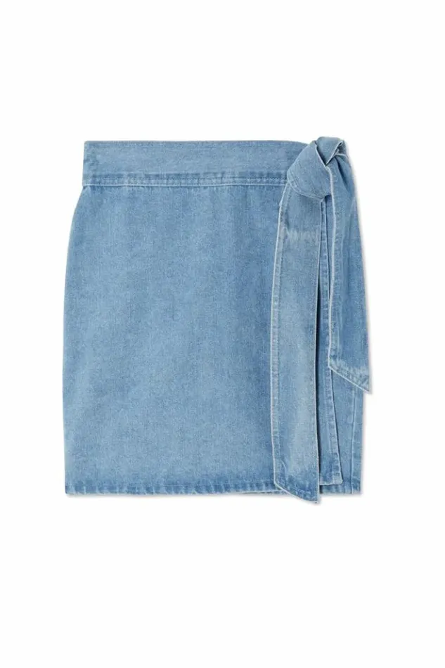 Never Fully Dressed Denim Mini Jaspre Skirt Women Skirts