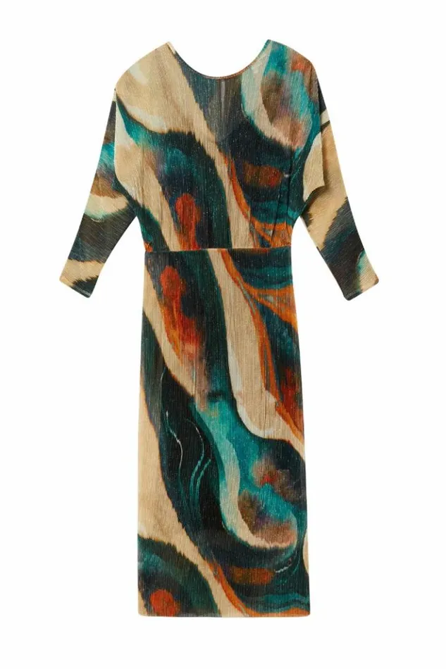 Never Fully Dressed Green Plisse Didi Dress Petite Women Petite