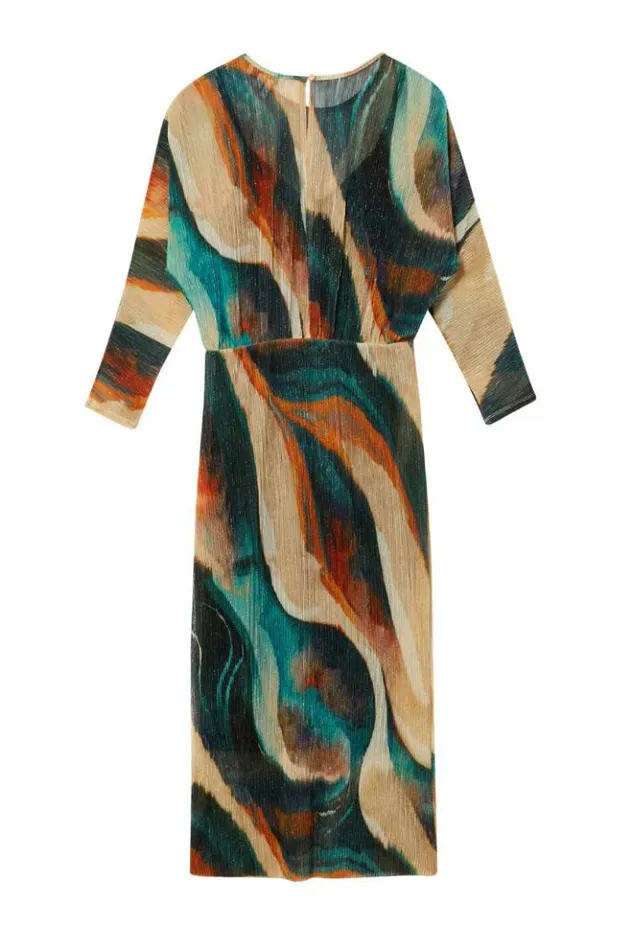 Never Fully Dressed Green Plisse Didi Dress Petite Women Petite