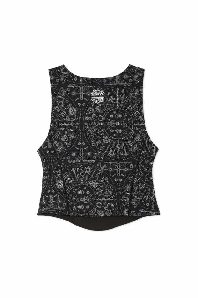 Never Fully Dressed Map Sports Top Women Activewear