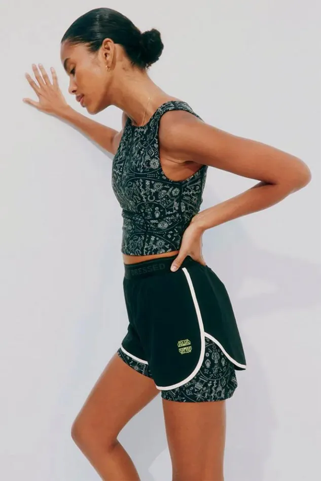 Never Fully Dressed Map Sports Top Women Activewear