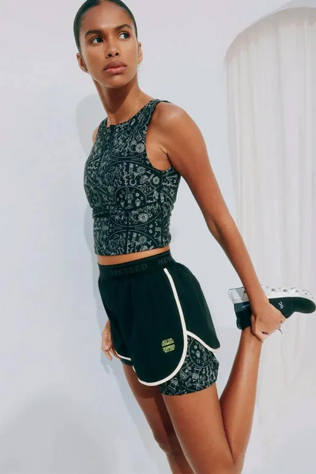 Never Fully Dressed Map Sports Top Women Activewear