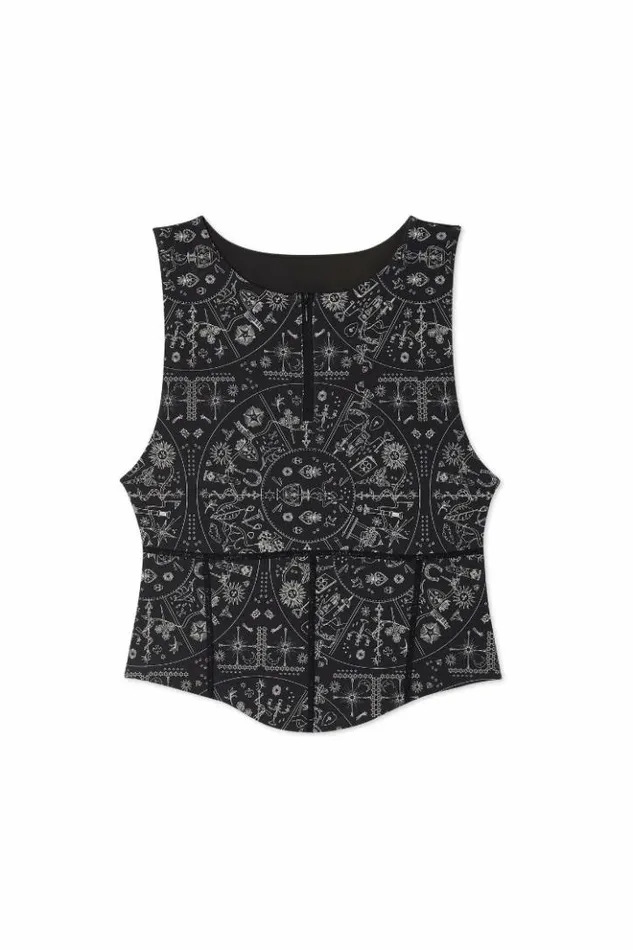 Never Fully Dressed Map Sports Top Women Activewear