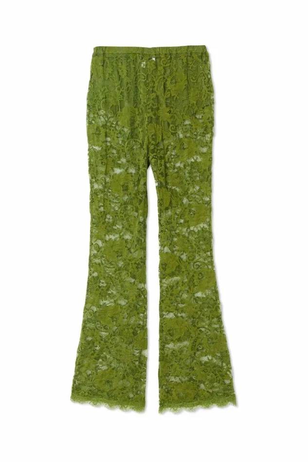 Never Fully Dressed Olive Lace Diva Trousers Petite Women Trousers and Shorts