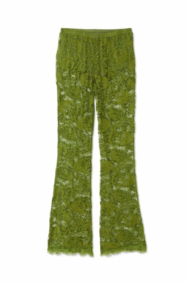 Never Fully Dressed Olive Lace Diva Trousers Petite Women Trousers and Shorts