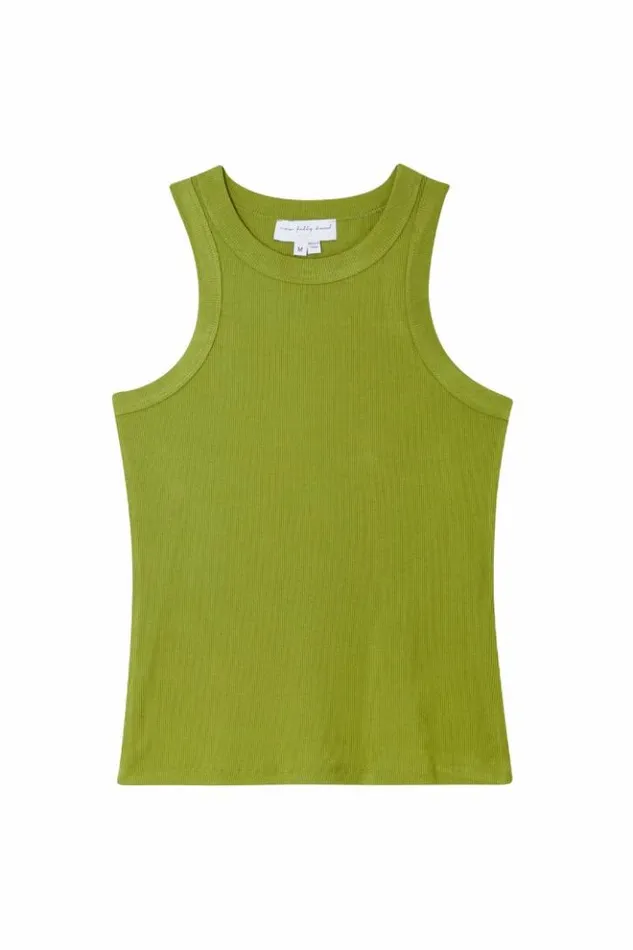Never Fully Dressed Olive Rib Tank Top Women Tops and TShirts