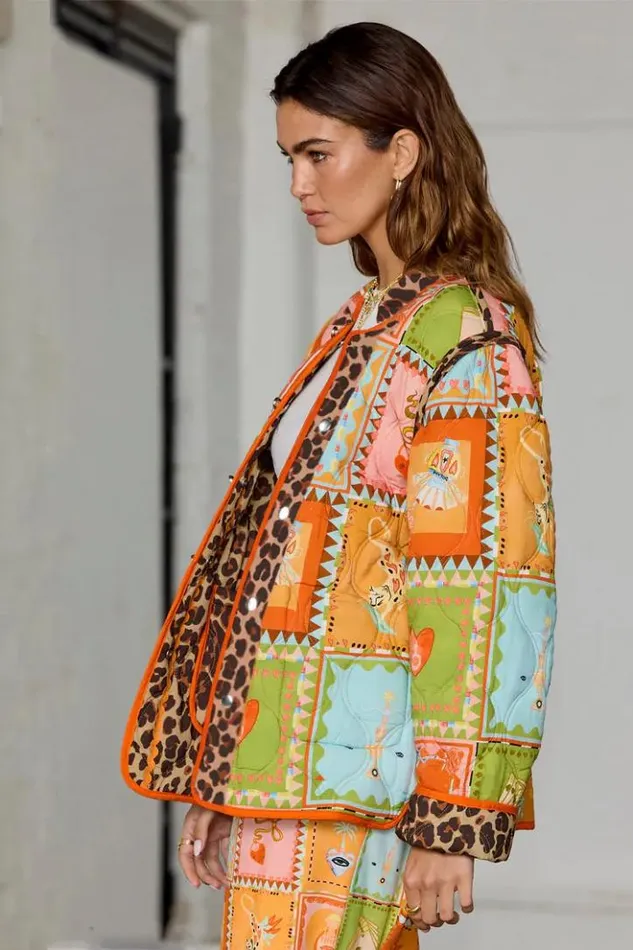 Never Fully Dressed Reversible Soller Quilted Jacket Women Jackets and Coats