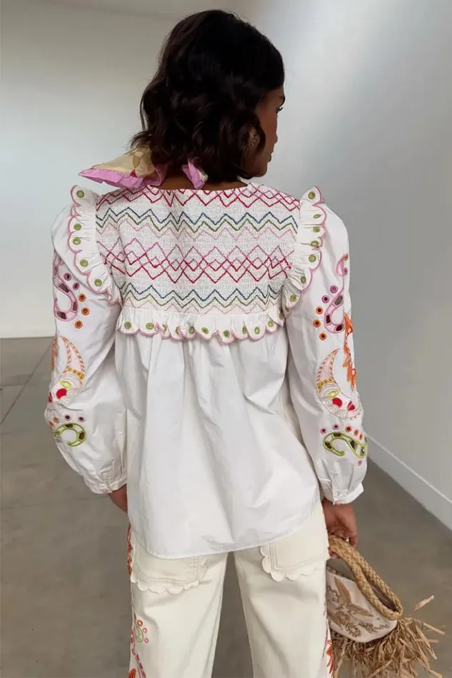 Never Fully Dressed White Enchanted Maisie Top Women Newness