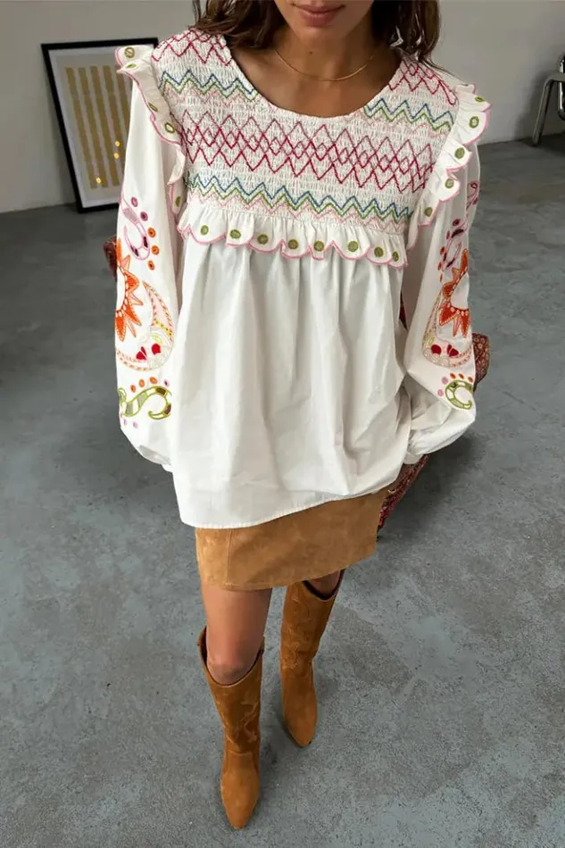 Never Fully Dressed White Enchanted Maisie Top Women Newness