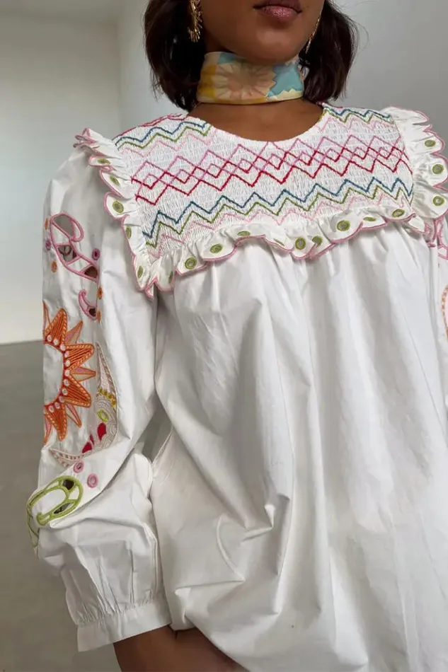 Never Fully Dressed White Enchanted Maisie Top Women Newness