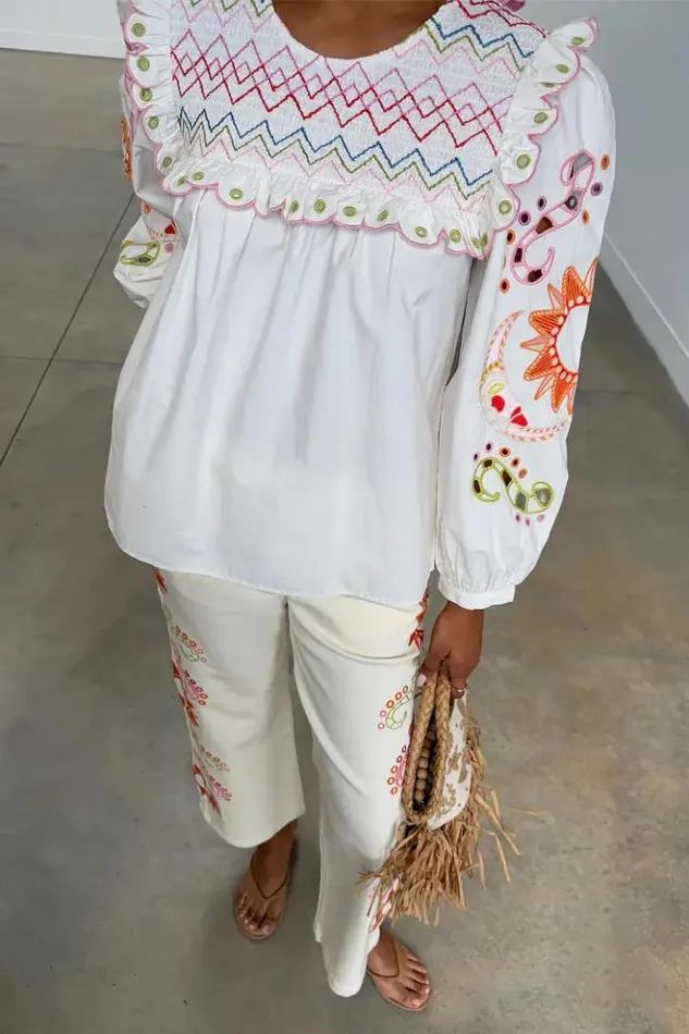 Never Fully Dressed White Enchanted Maisie Top Women Newness