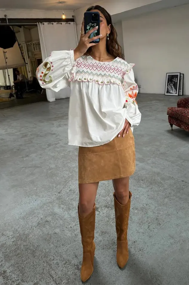 Never Fully Dressed White Enchanted Maisie Top Women Newness