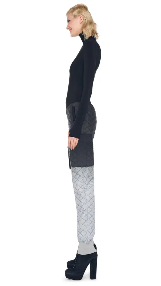 Norma Kamali Bottoms CARGO JOG PANT Blackgrey Ombre 8211 Clothing