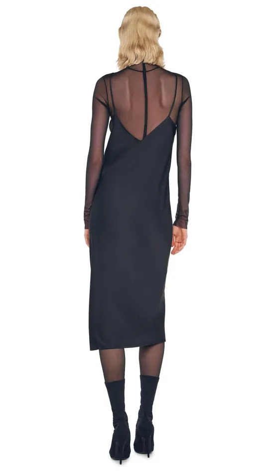 Norma Kamali Dresses BIAS SLIP DRESS Black 8211 Clothing