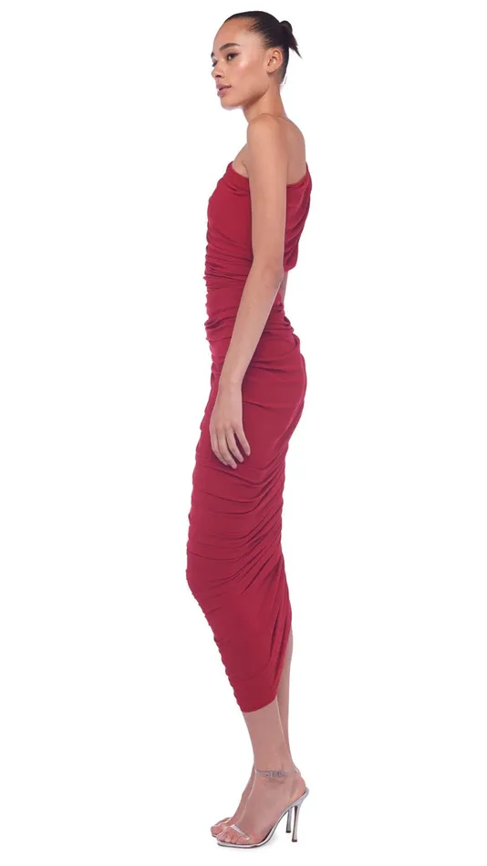 Norma Kamali Dresses DIANA GOWN Red 8211 Clothing