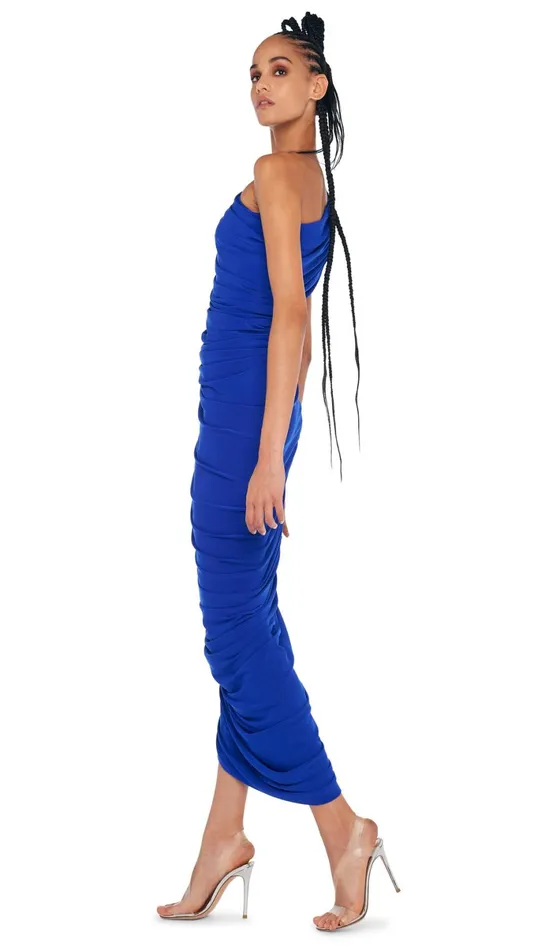 Norma Kamali Dresses DIANA GOWN XL Electric Blue 8211 Clothing