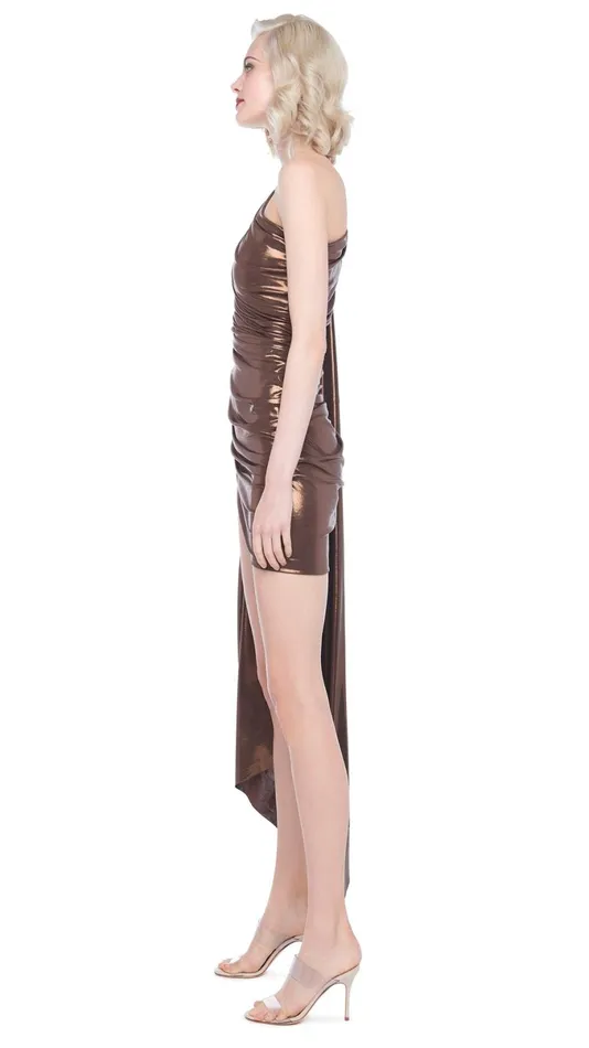Norma Kamali Dresses DIANA PICKLEBALL DRESS W SLEEVE Chocolate 8211 Clothing Norma Kamali Dresses DIANA PICKLEBALL DRESS W SLEEVE Chocolate 8211 Clothing