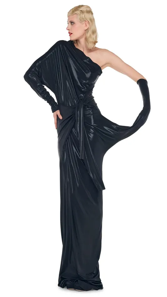 Norma Kamali Dresses FOUR SLEEVE ALL IN ONE GOWN Black 8211 Clothing