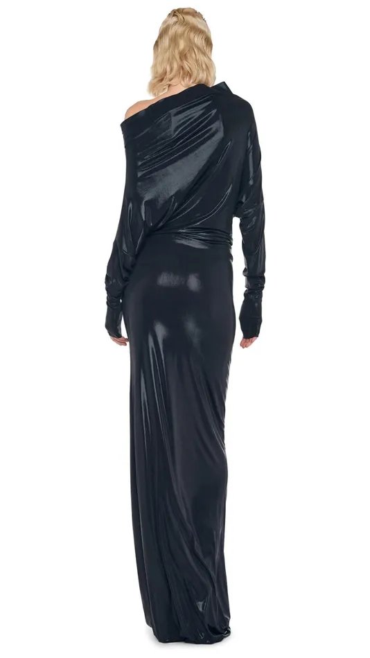 Norma Kamali Dresses FOUR SLEEVE ALL IN ONE GOWN Black 8211 Clothing