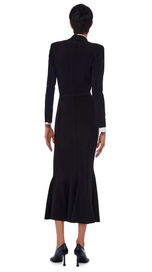 Norma Kamali Dresses SB FISHTAIL DRESS Black 8211 Clothing