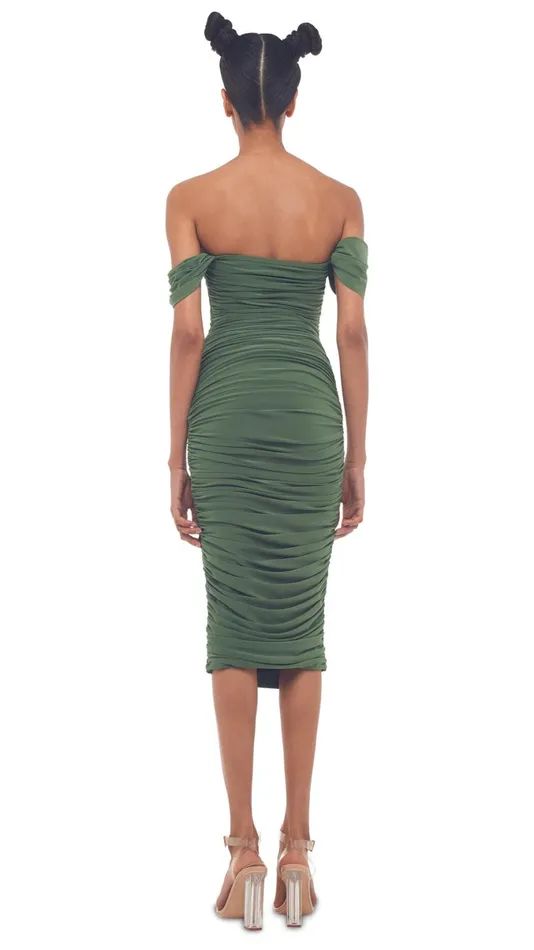 Norma Kamali Dresses WALTER DRESS W WING SLEEVE Celadon 8211 Clothing
