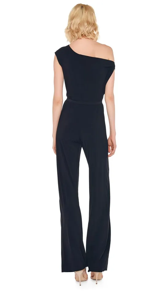 Norma Kamali Jumpsuits DROP SHOULDER JUMPSUIT Black 8211 Clothing
