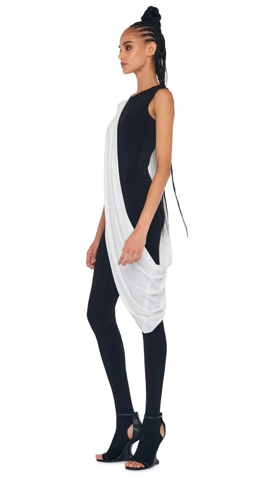 Norma Kamali Jumpsuits SLEEVELESS CATSUIT W FOOTIE Black 8211 Clothing