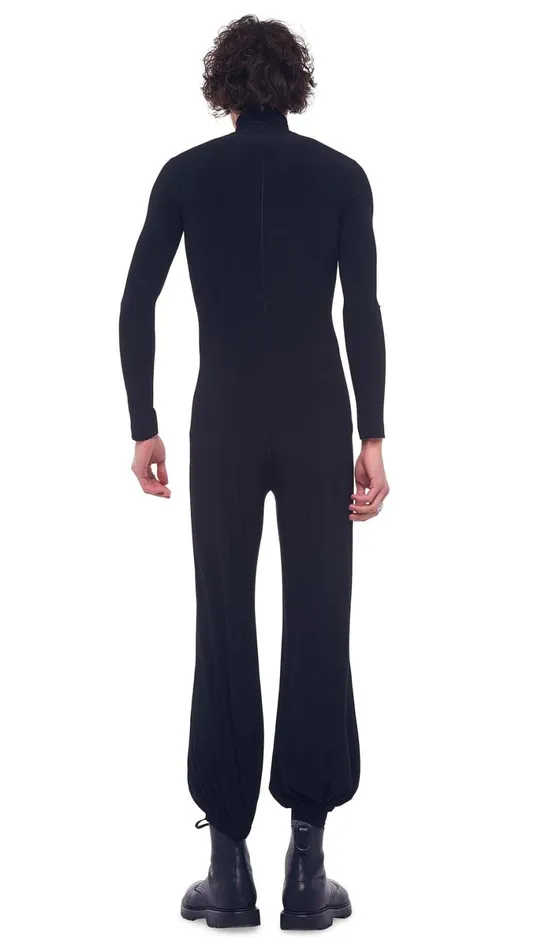 Norma Kamali Jumpsuits TURTLE JOG JUMPSUIT Black 8211 Clothing