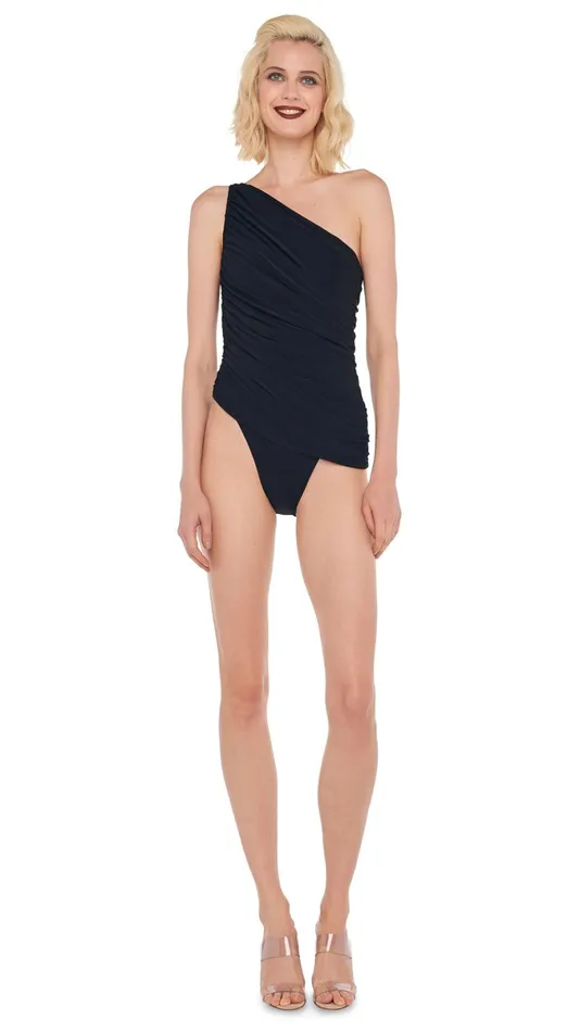 Norma Kamali Swimwear DIANA MIO Black 8211 Clothing