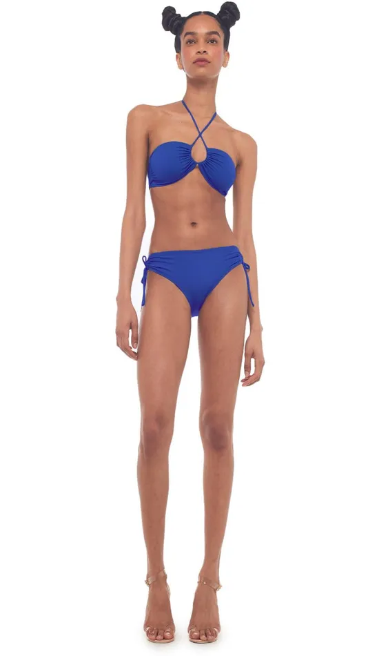 Norma Kamali Swimwear JASON BRA Cobalt 8211 Clothing