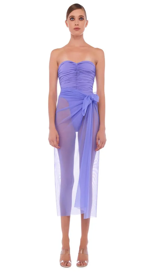 Norma Kamali Swimwear SLINKY MARISSA Lilac 8211 Clothing