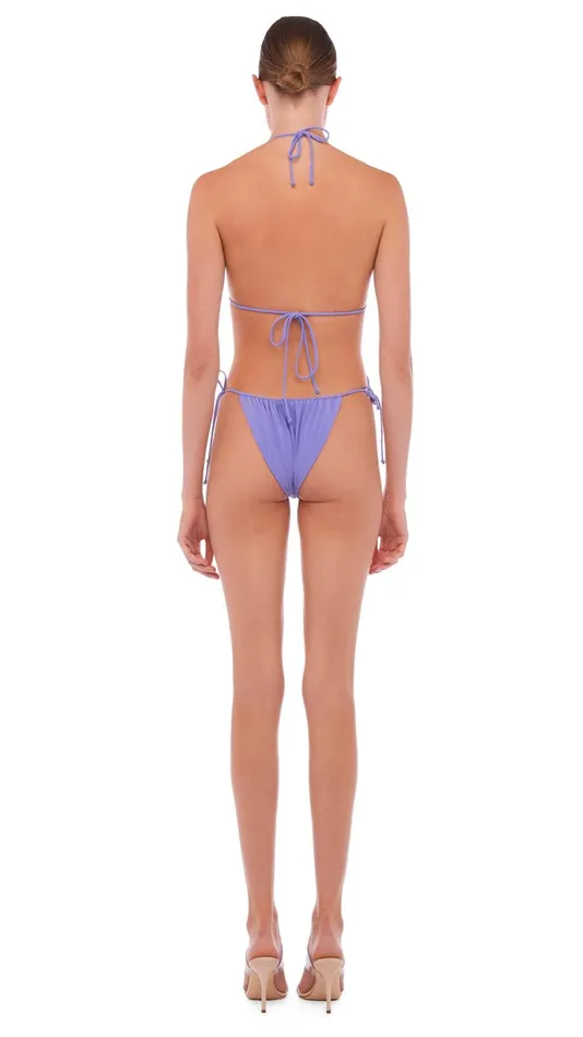 Norma Kamali Swimwear STRING BOTTOM Lilac 8211 Clothing