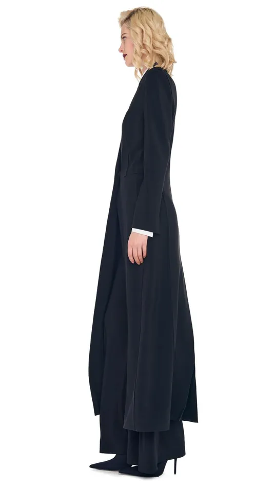 Norma Kamali Wardrobe ELEPHANT PANT With SINGLE BREASTED COAT 8211 Clothing