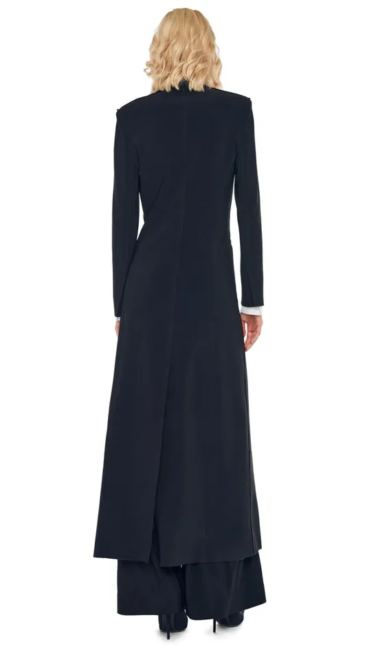 Norma Kamali Wardrobe ELEPHANT PANT With SINGLE BREASTED COAT 8211 Clothing