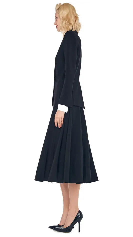 Norma Kamali Wardrobe GRACE SKIRT With CLASSIC SINGLE BREASTED JACKET 8211 Clothing Norma Kamali Wardrobe GRACE SKIRT With CLASSIC SINGLE BREASTED JACKET 8211 Clothing