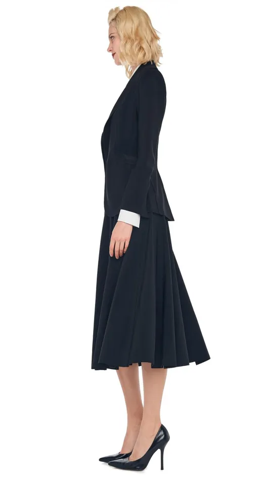 Norma Kamali Wardrobe GRACE SKIRT With CLASSIC SINGLE BREASTED JACKET 8211 Clothing Norma Kamali Wardrobe GRACE SKIRT With CLASSIC SINGLE BREASTED JACKET 8211 Clothing