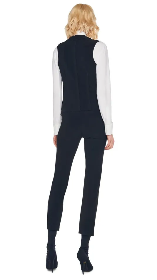 Norma Kamali Wardrobe PENCIL PANT With VEST WITH LAPEL 8211 Clothing