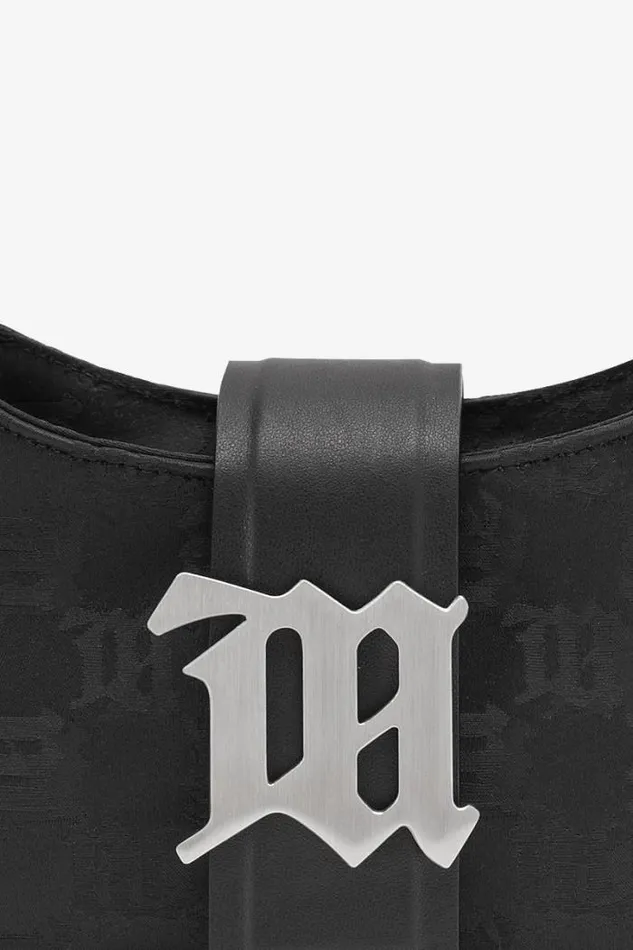 Nylon Monogram Shoulder Bag Mini Black Women MISBHV Bags