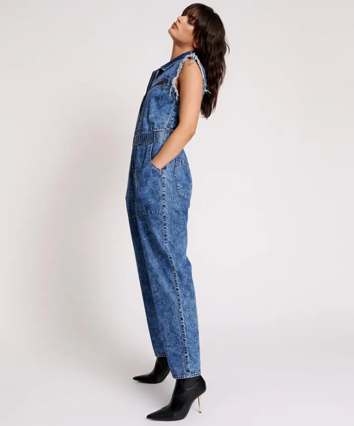 OLIVIA SLEEVELESS OVERALL Women One Teaspoon Denim Jumpsuits OLIVIA SLEEVELESS OVERALL Women One Teaspoon Denim Jumpsuits